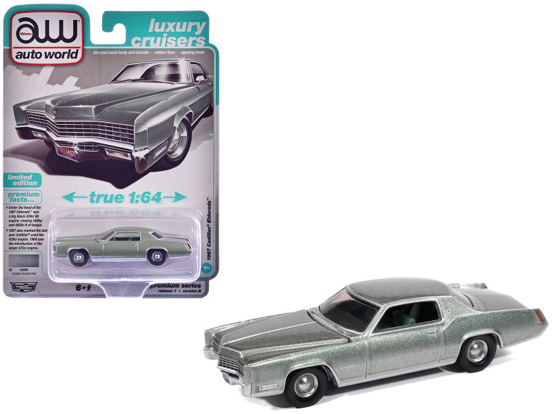 1967 Cadillac Eldorado Crystal Firemist Metallic with Green