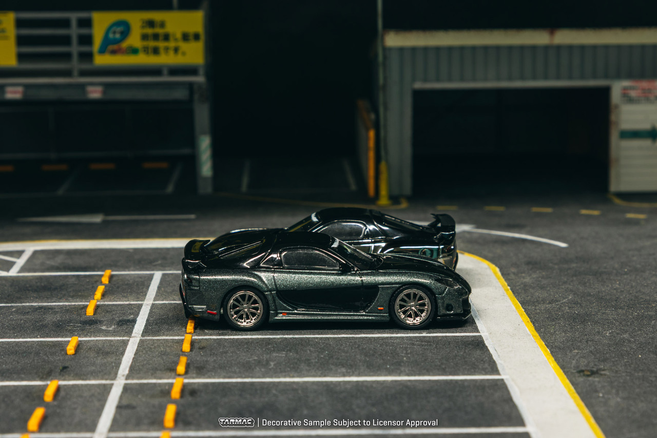 1/64 Tarmac Works Mazda RX-7 VeilSide Fortune7 (Grey Metallic