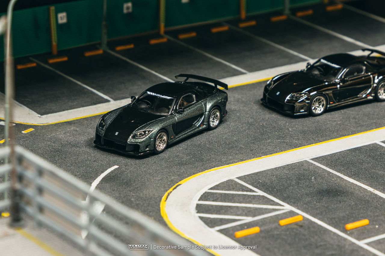 1/64 Tarmac Works Mazda RX-7 VeilSide Fortune7 (Grey Metallic