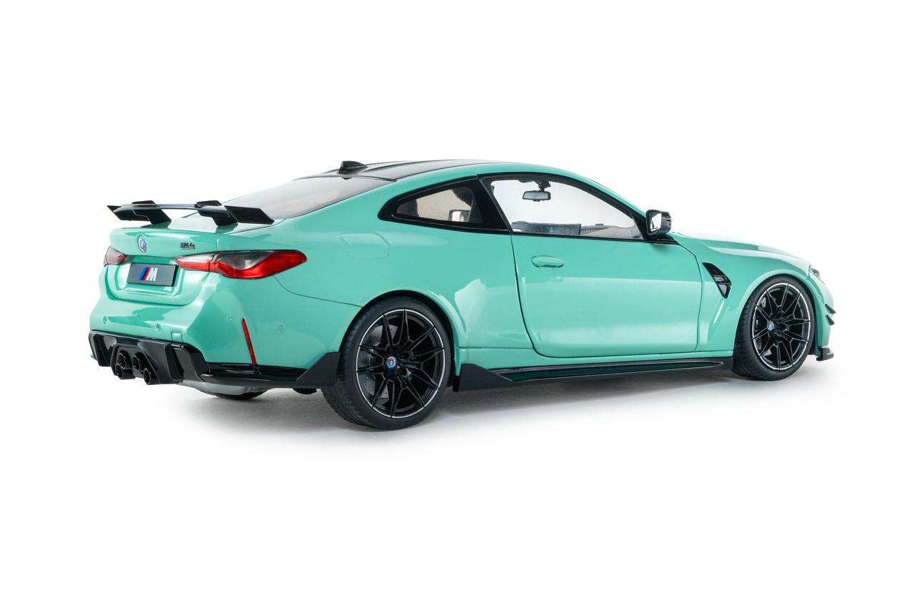 1/18 Solido 2025 BMW M4 G82 M Performance Parts Solido Works (Turquoise Blue) Diecast Car Model