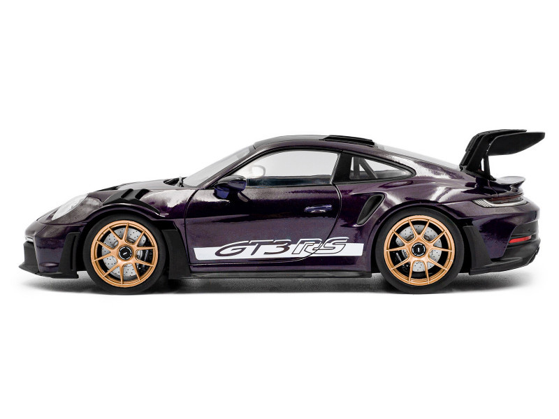 ソリド　1/18ポルシェ　911 GT3 RS ヴァイザッハパッケージ パープル 1/18 Solido 2024 Porsche 911 GT3 RS Weissach Package (Viola Purple