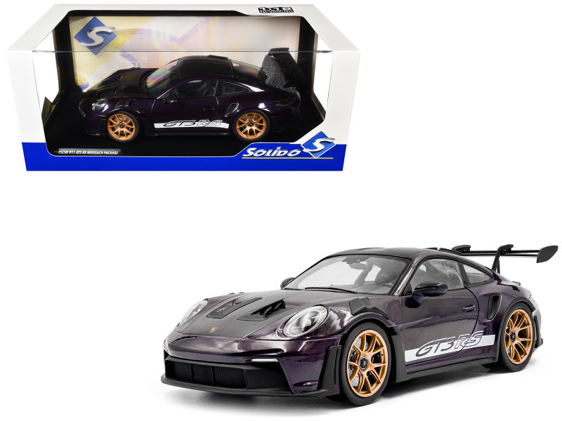 1/18 Solido 2024 Porsche 911 GT3 RS Weissach Package (Viola Purple