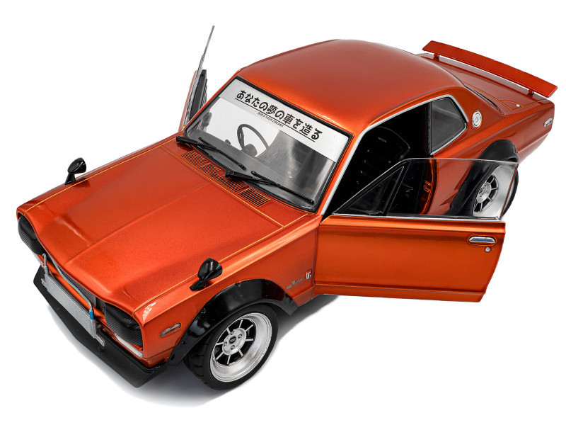 1/18 Solido 1970 Nissan Skyline C10 Hakosuka Solid Works (Orange) Diecast Car Model