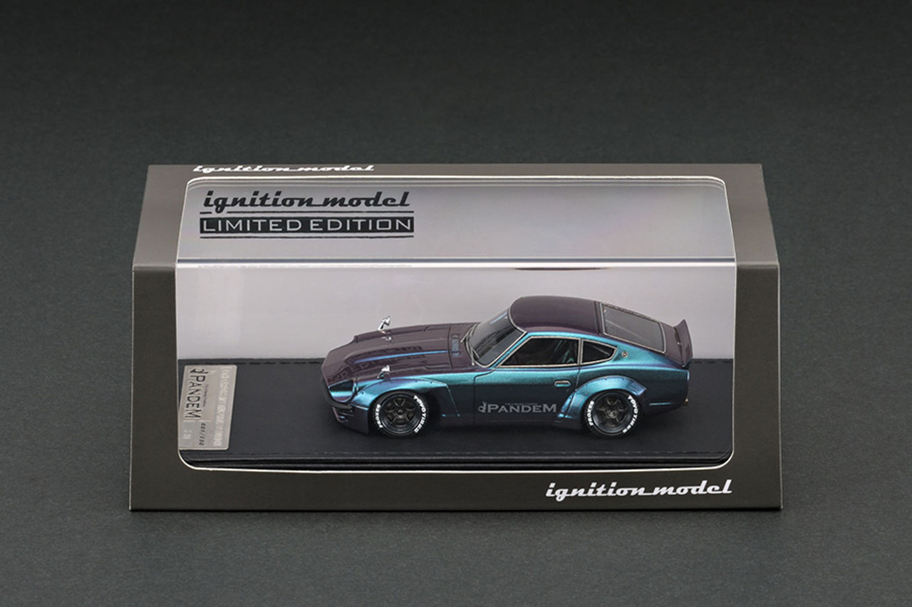 1/43 IG Ignition Model Nissan Pamdem S30 Fairlady Z (Purple / Green) Car Model IG1248