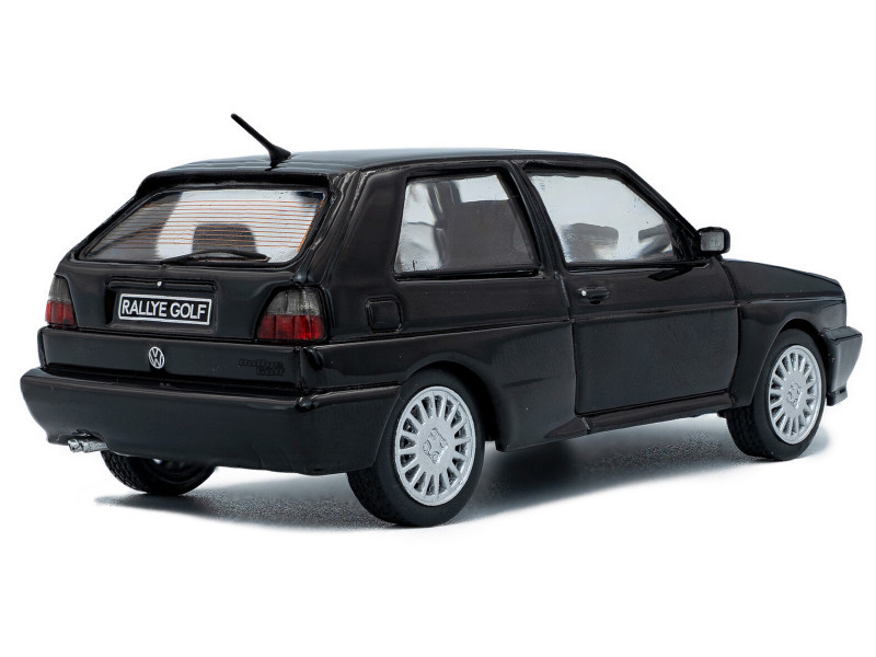 1/43 Solido 1989 Volkswagen Golf Rally Black Diecast Car Model