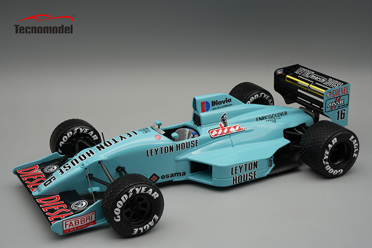1/18 Tecnomodel March 881 1988 Belgium GP Driver Ivan Capelli Limited Edition Car Model