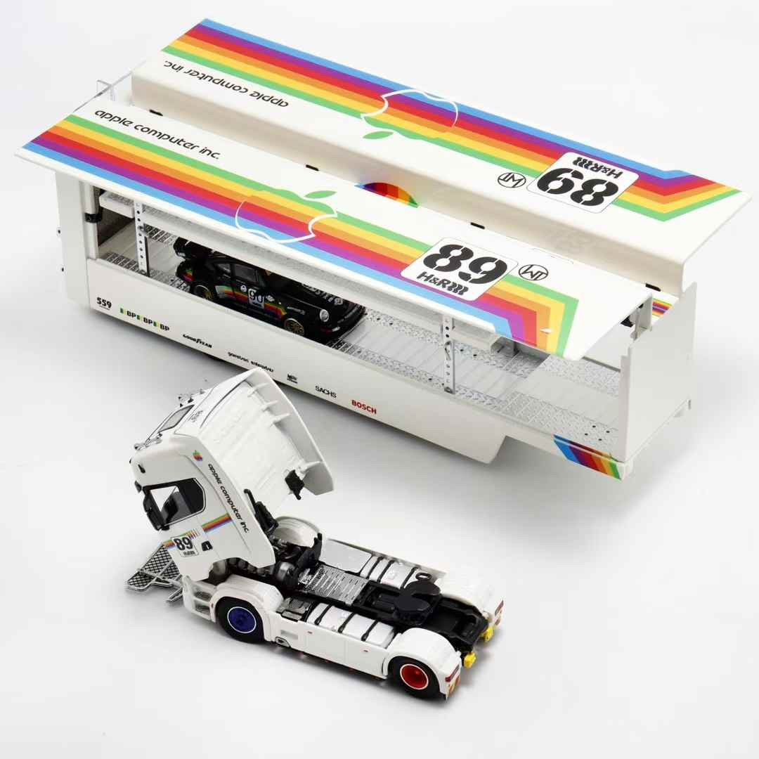 1/64 Kengfai & Maxwell Scania S730 V8 Double Level Car Transporter