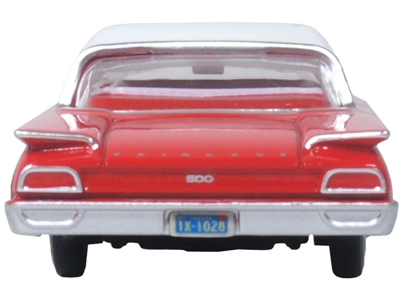1960 Ford Fairlane Sedan 500 Monte Carlo Red with Corinthian White