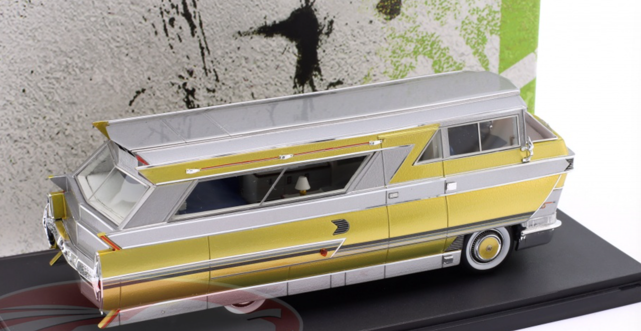 1/43 AutoCult 1971 Cadillac Star Streak (Gold & Silver) Car Model
