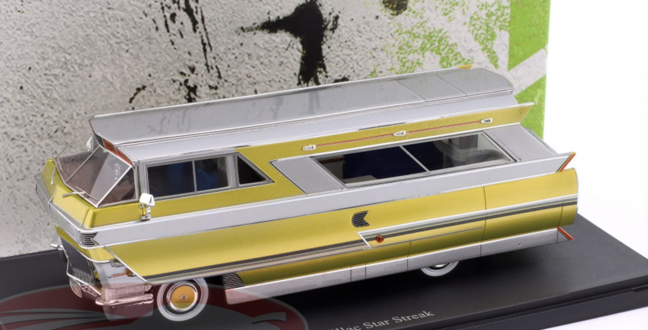 1/43 AutoCult 1971 Cadillac Star Streak (Gold & Silver) Car Model