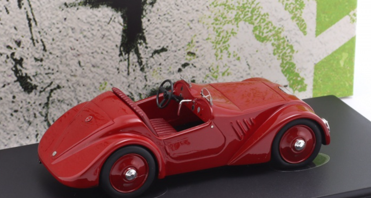 1/43 AutoCult 1935 Jawa 750 Roadster (Red) Car Model