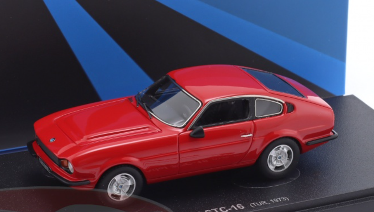 1/43 AutoCult 1973 Anadol STC-16 Red) Car Model