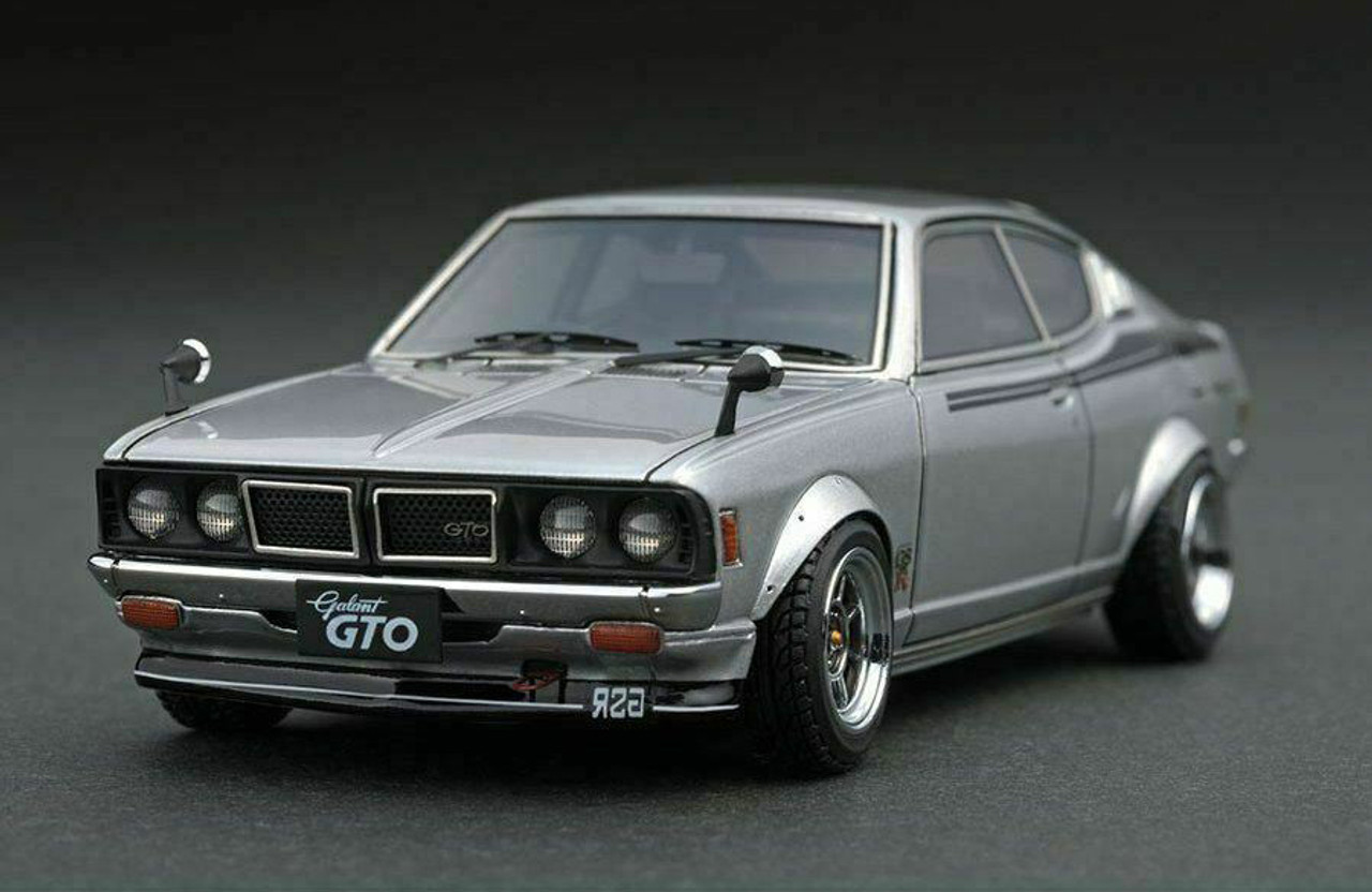 1/43 IG Ignition Model Mitubishi Colt Galant GTO 2000GSR (A57) (Silver) Car Model IG0641