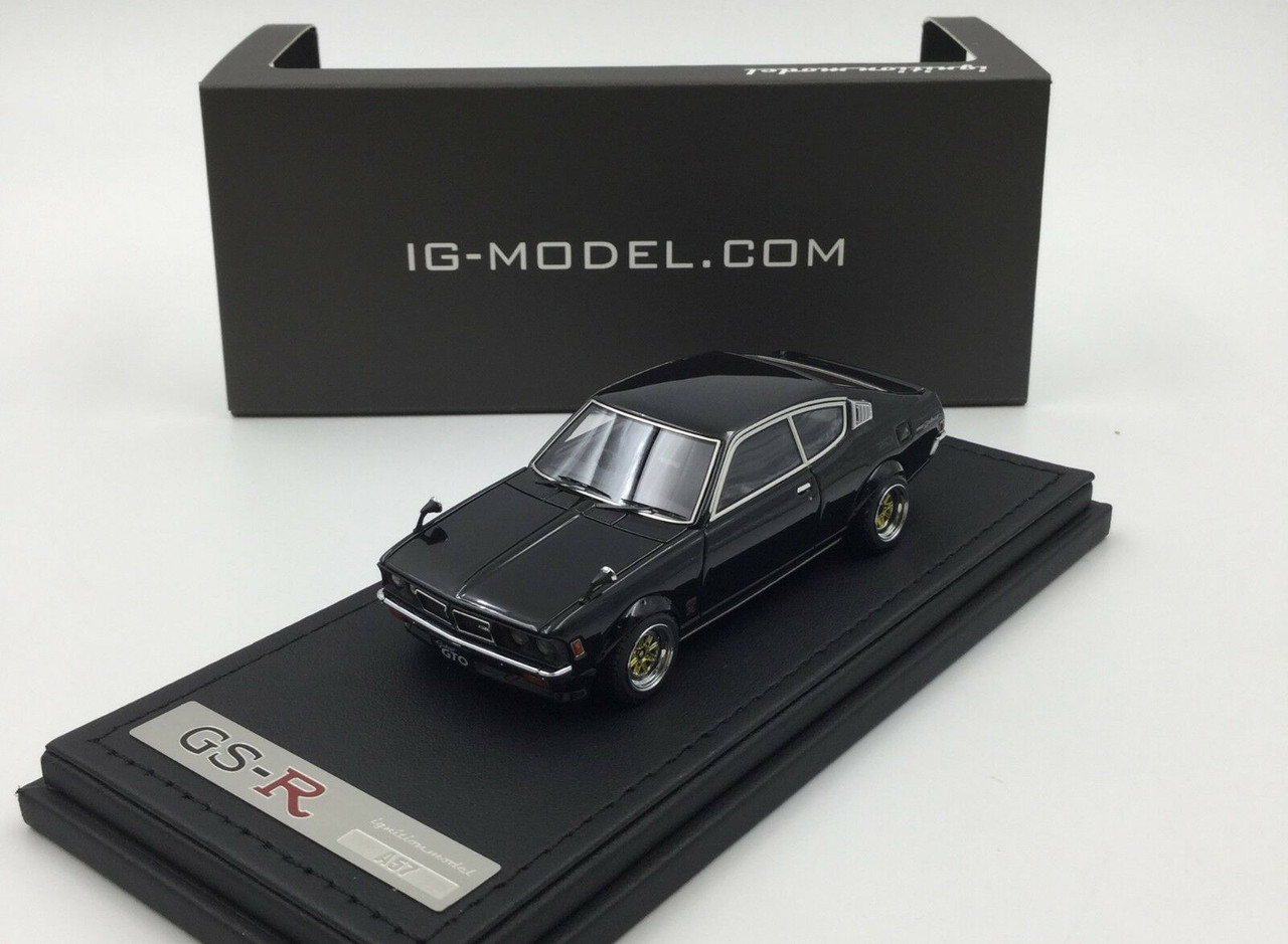 1/43 IG Ignition Model Mitubishi Colt Galant GTO 2000GSR (A57) (Black) Car Model IG0642