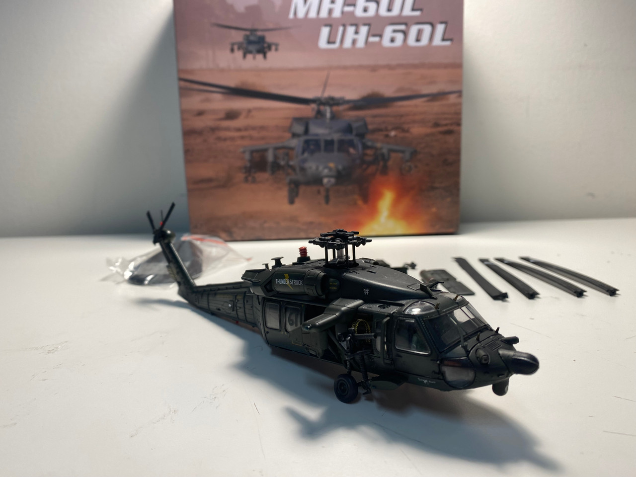 DAMAGED AS-IS Sikorsky MH-60L Black Hawk Helicopter 