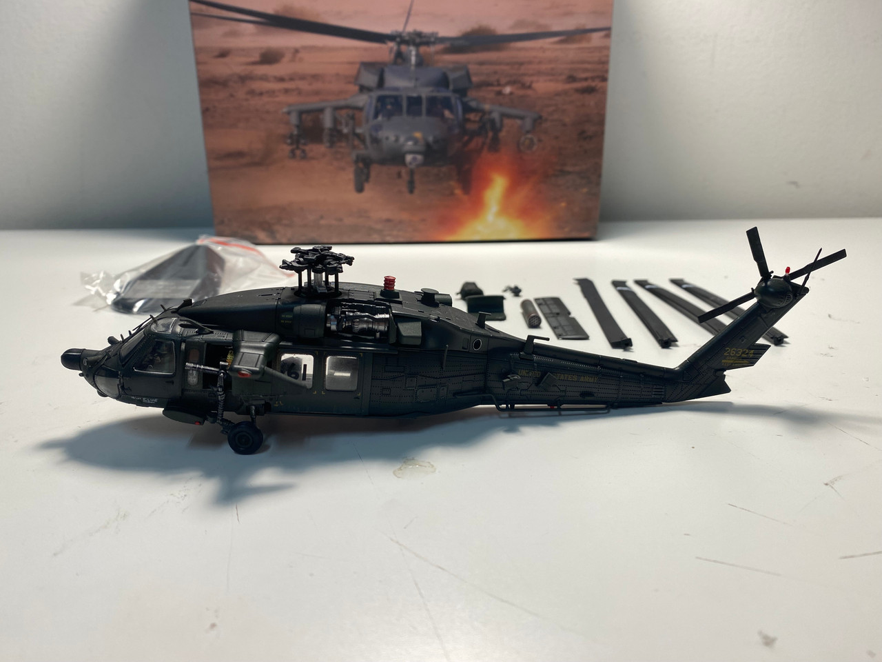 DAMAGED AS-IS Sikorsky MH-60L Black Hawk Helicopter 
