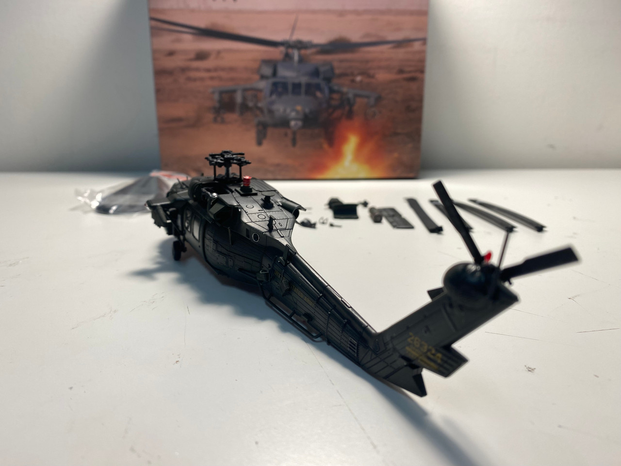 DAMAGED AS-IS Sikorsky MH-60L Black Hawk Helicopter 