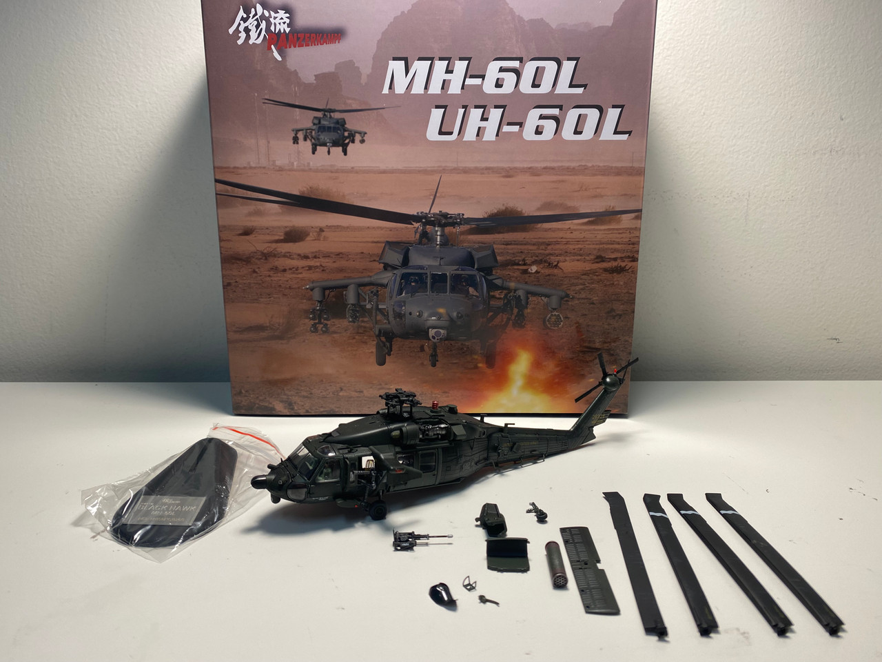 DAMAGED AS-IS Sikorsky MH-60L Black Hawk Helicopter 