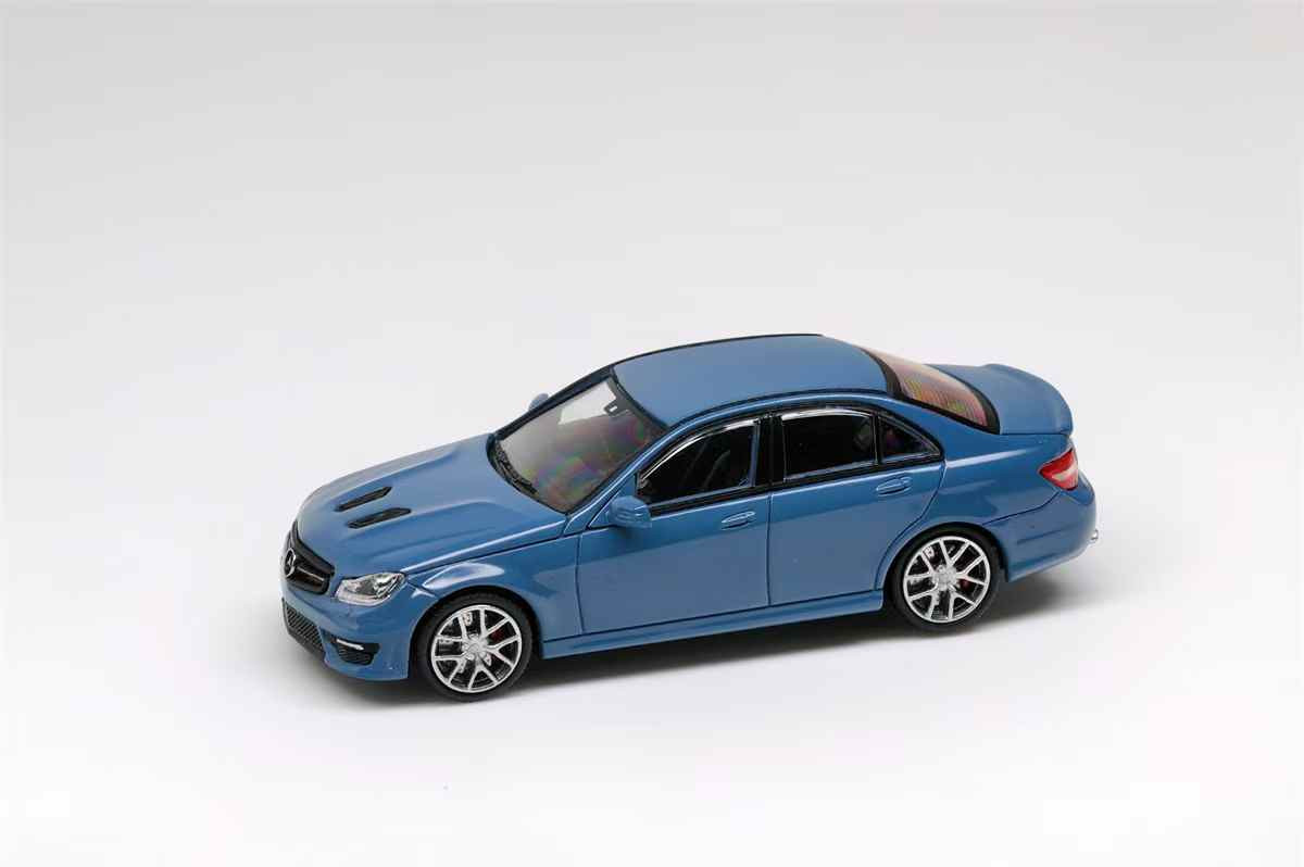 1/64 King Model Mercedes-Benz C63 AMG W204 (Blue) Diecast Car