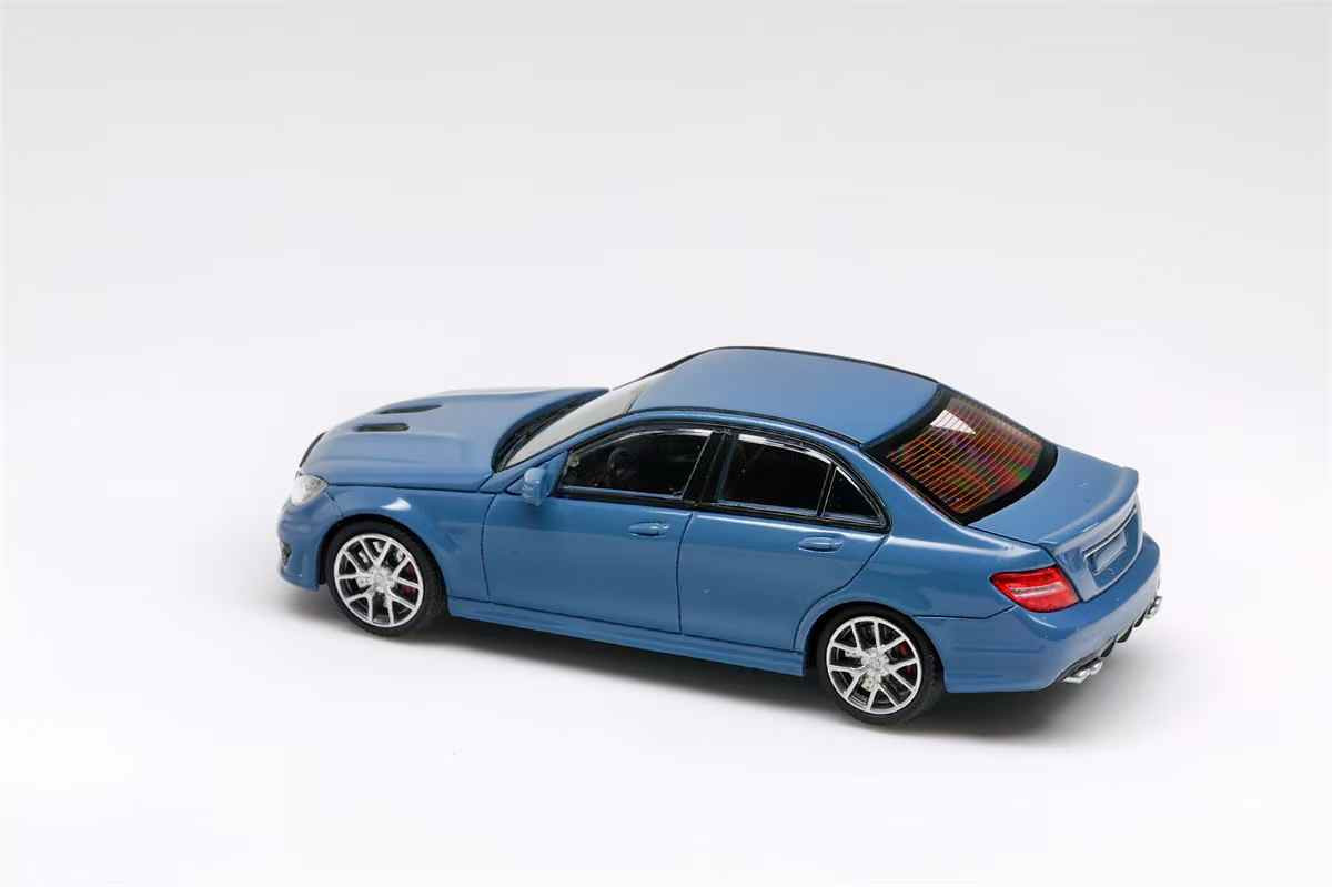 1/64 King Model Mercedes-Benz C63 AMG W204 (Blue) Diecast Car