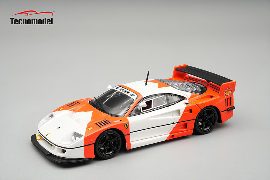 1/43 テクノモデル フェラーリ F40 LM 1996 1/43 Tecnomodel Ferrari F40 LM 1996 Red and White with Black