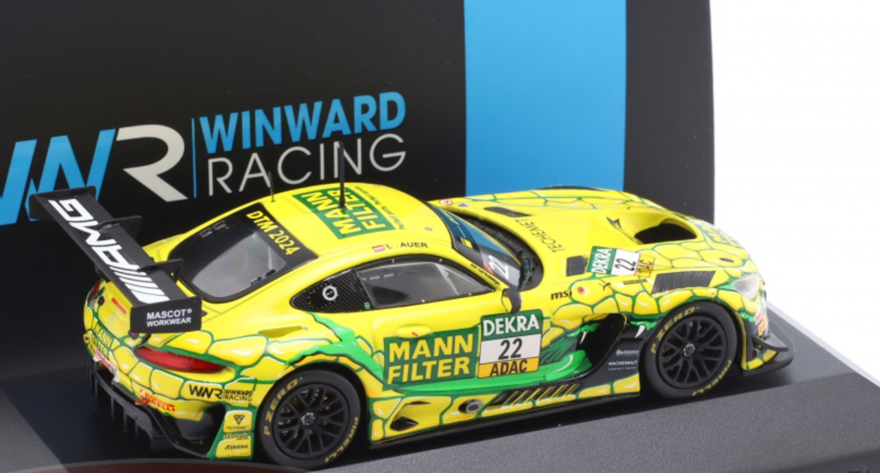 1/43 Ixo 2024 Mercedes-AMG GT3 Evo #22 DTM Lucas Auer Diecast Car Model