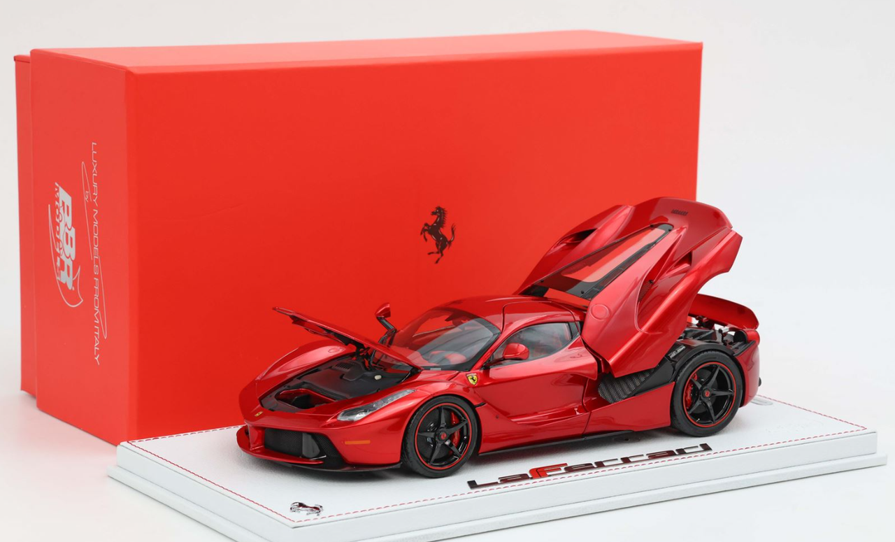 1/18 BBR Ferrari LaFerrari (Red) Lewis Hamilton Car Diecast Car Model Limited 199 Pieces