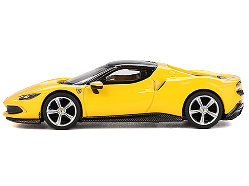 1/64 BBR Ferrari 296 GTB (Giallo Modena Yellow) Diecast Car Model
