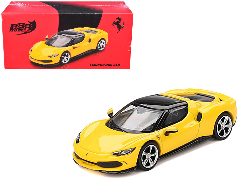 1/64 BBR Ferrari 296 GTB (Giallo Modena Yellow) Diecast Car Model