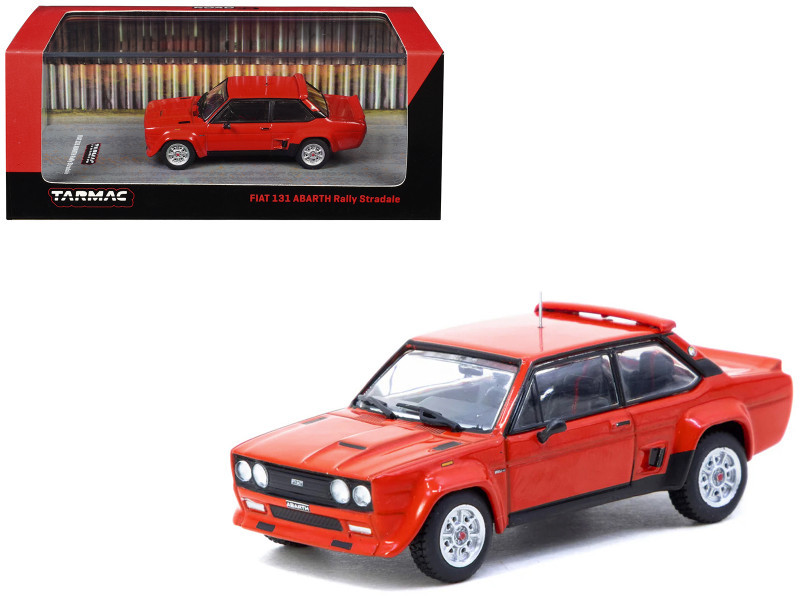 1/64 Tarmac Works Fiat 131 Abarth Rally Stradale (Red) Diecast Car Model