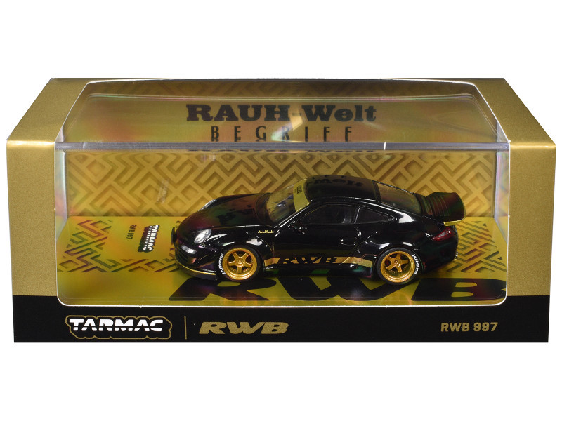 1/64 Tarmac Works Porsche 911 RWB 997 (Black) Diecast Car Model