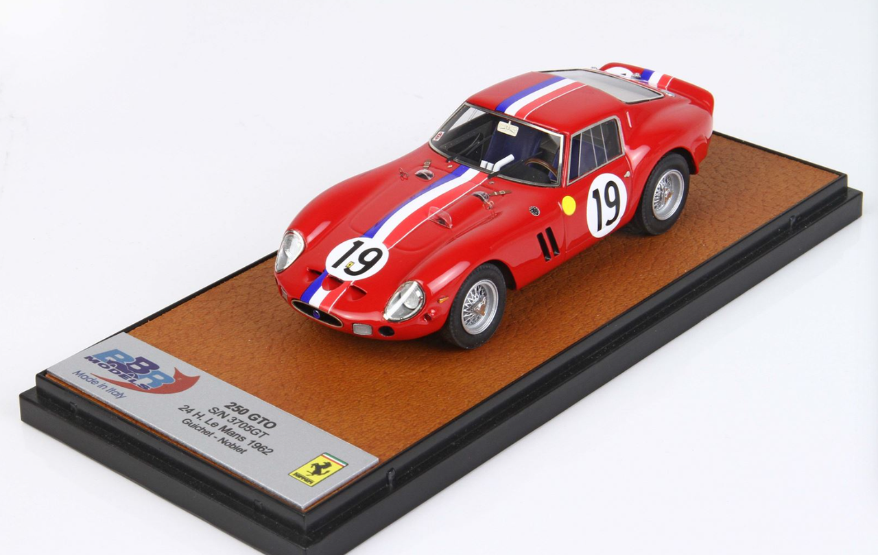 1/43 BBR 1962 Ferrari 250 GTO 24H LeMans Winner #19 Car Model