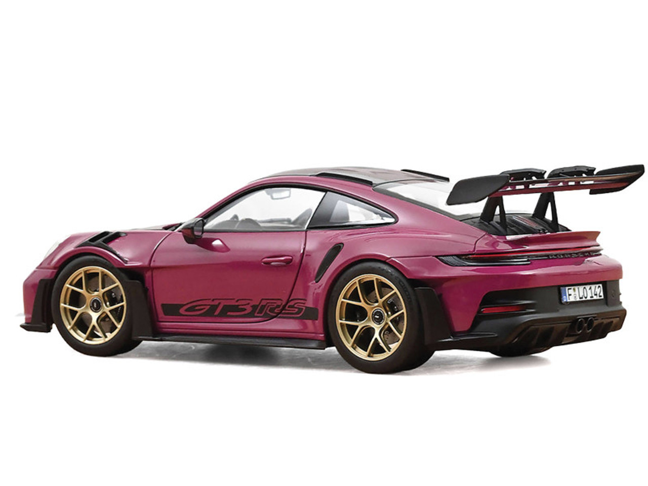 1/18 Norev 2022 Porsche 911 992 GT3 RS with Weissach Package (Ruby Star Red) Diecast Car Model