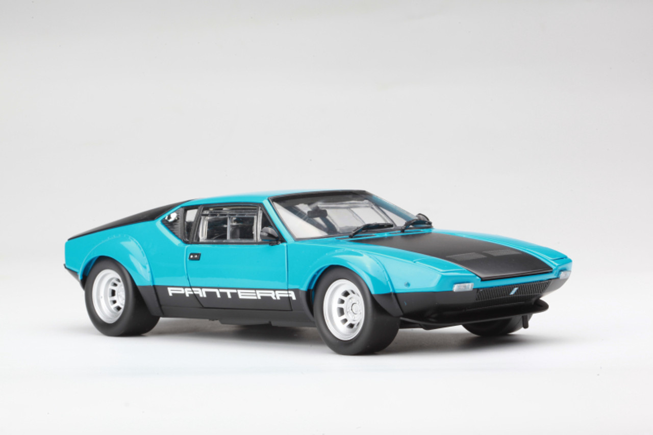 1/18 Kyosho De Tomaso Pantera GT4 (Blue / Black) Diecast Car Model