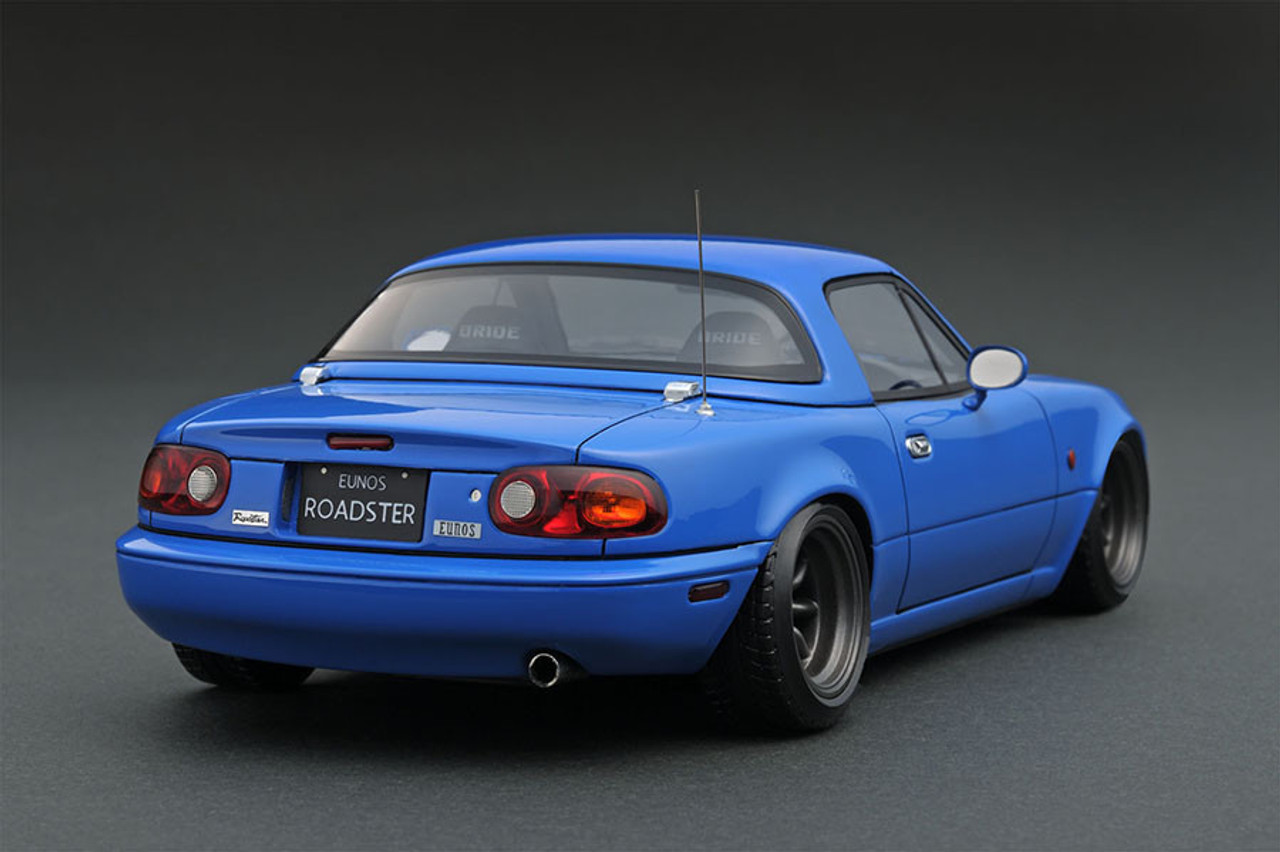 1/18 IG Ignition Model Mazda MX-5 MX5 Eunos Roadster NA (Blue) Car Model IG0668