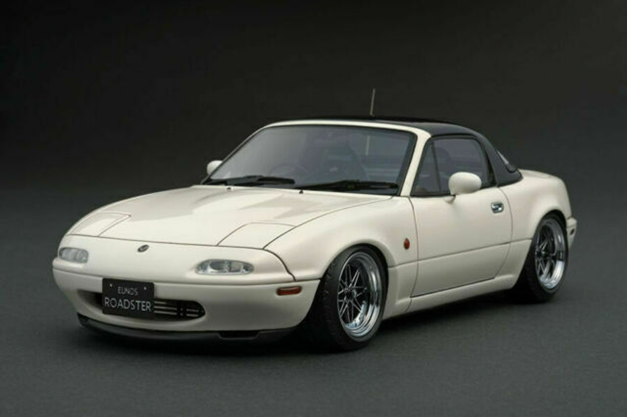 1/18 IG Ignition Model Mazda MX-5 MX5 Eunos Roadster NA (White) Car Model IG0664