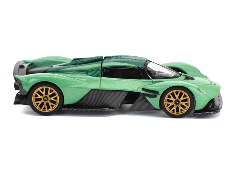 1/64 Poprace Aston Martin Valkrie Iridescent Emerald Green Diecast Car Model