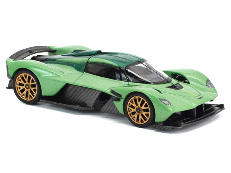 1/64 Poprace Aston Martin Valkrie Iridescent Emerald Green Diecast Car Model