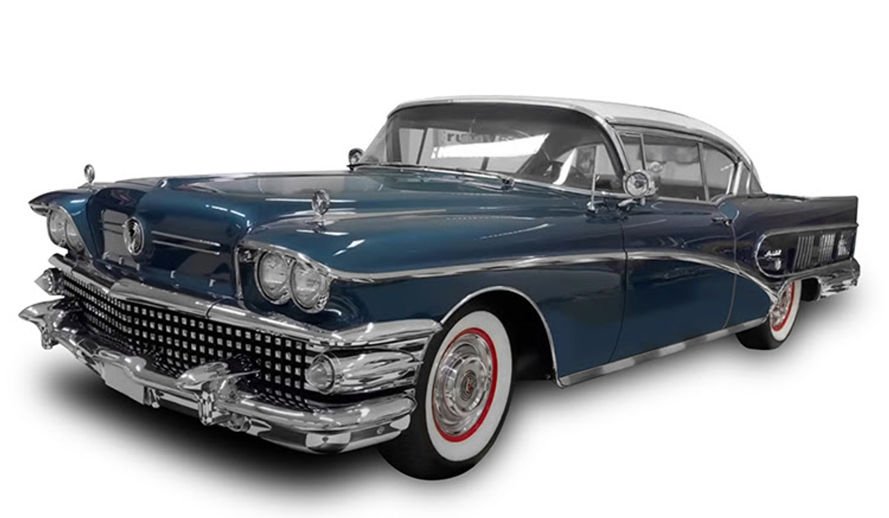 ♥♥♥ 1/18 Sunstar 1958 Buick Limited Riviera Coupe (Glacier White