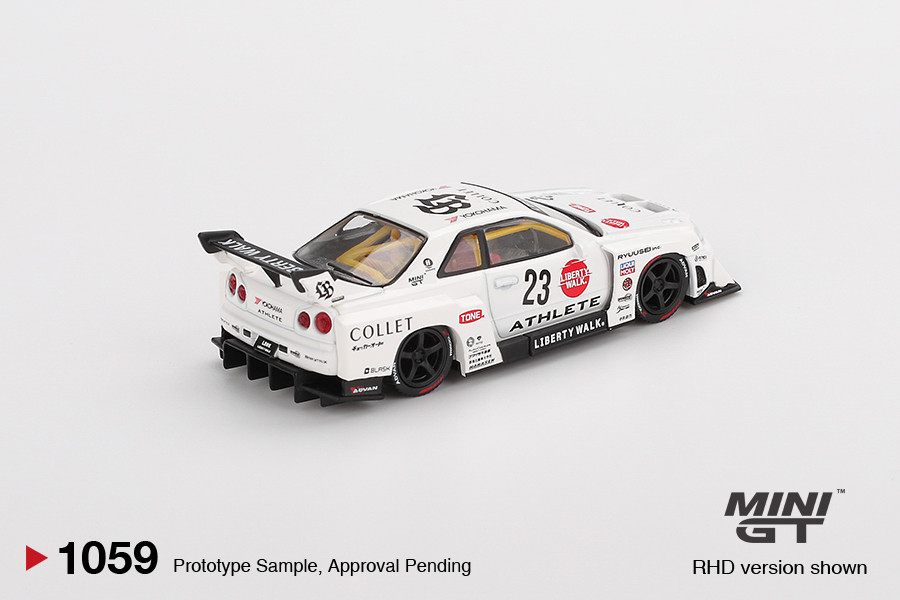 1/64 Mini GT Nissan LB-ER34 Super Silhouette ATHLETE/COLLET