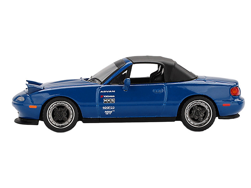 1/64 Mini GT Mazda Miata MX-5 (NA) Tuned Version (Dark Blue