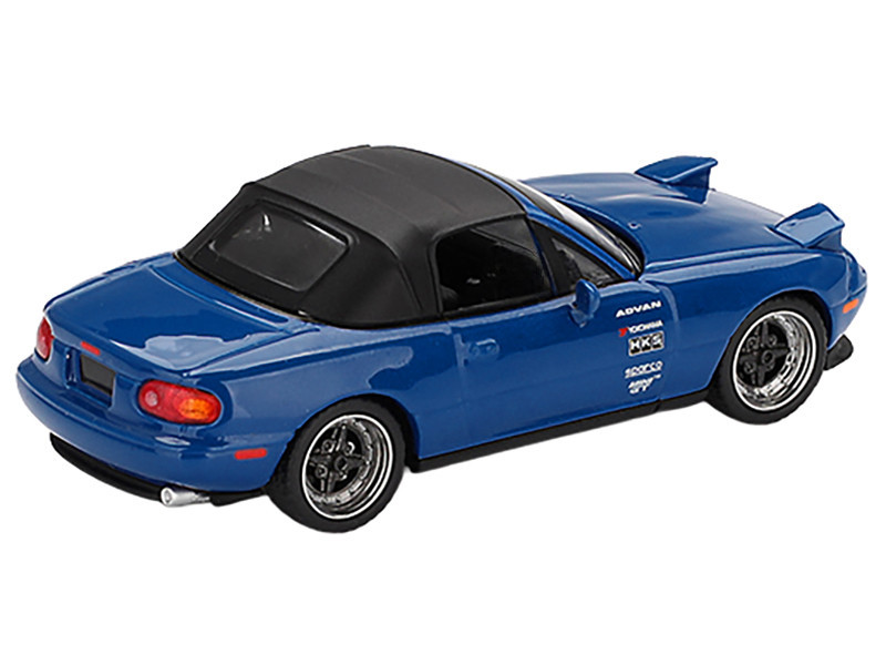 O.K！ 1/64 Mini GT Mazda Miata MX-5 (NA) Tuned Version (Dark Blue