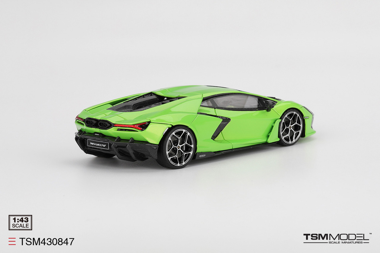 1/43 TSM Lamborghini Revuelto (Verde Selvans Green) Car Model