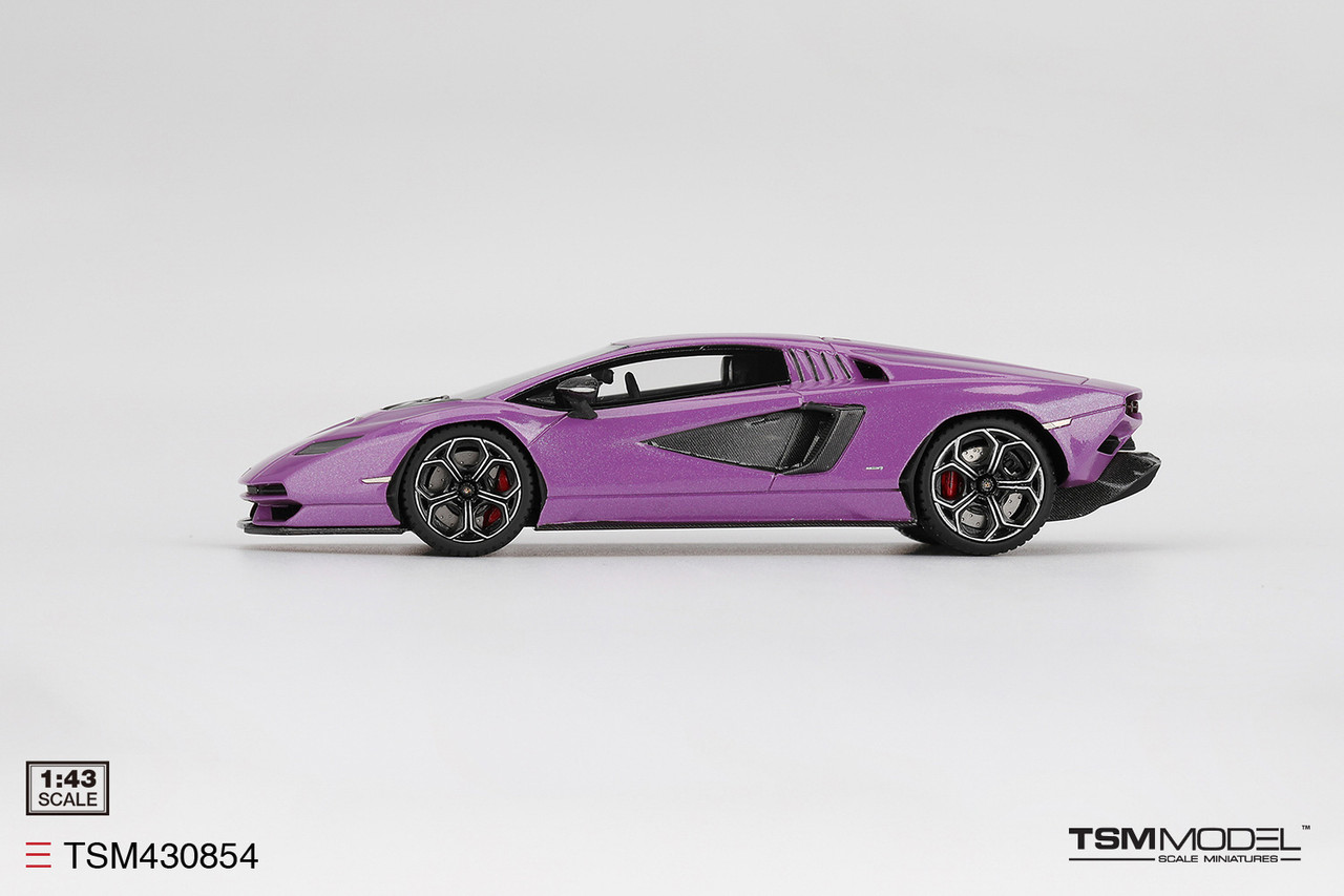 1/43 TSM Lamborghini Countach LPI 800-4 (Viola Purple) 30th Anniversary Car Model