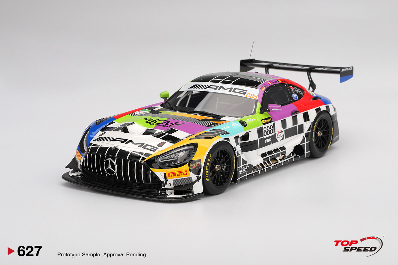 1/18 Top Speed 2025 Mercedes-AMG GT3 #888 Mercedes-AMG Team GMR