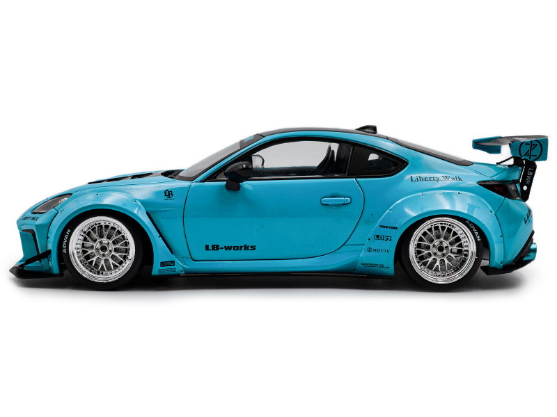 1/18 Solido 2024 Toyota GR86 LBWK (Baby Blue) Diecast Car Model