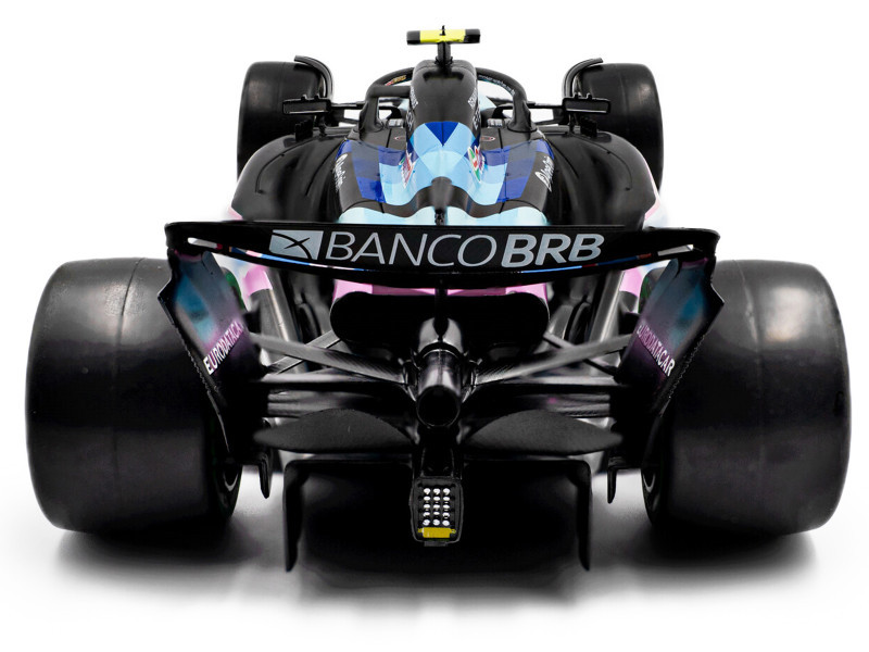 1/18 Solido 2024 Formula 1 Alpine F1 Team A524 Esteban Ocon Brazilian GP 2nd Place Diecast Car Model