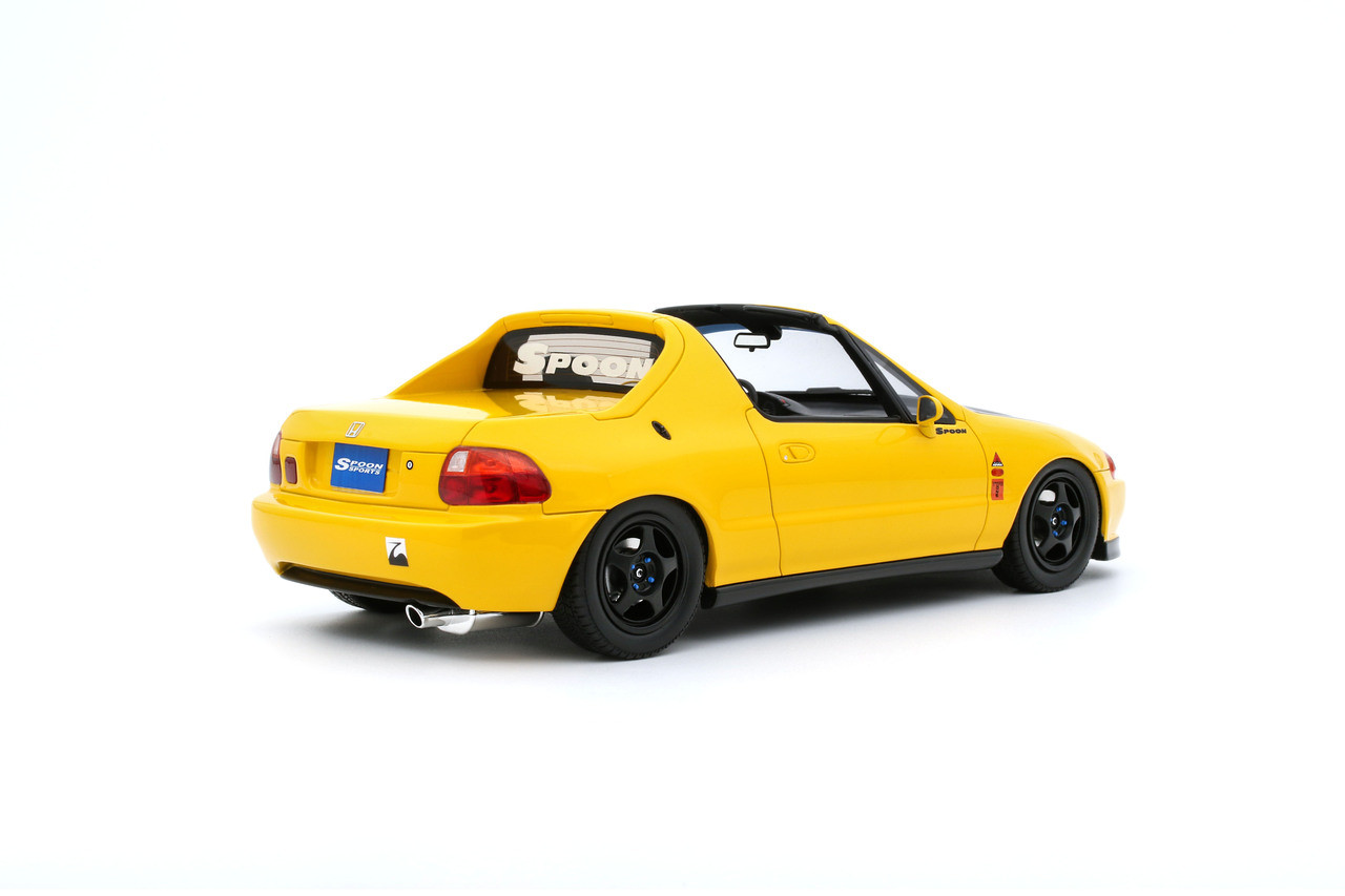1/18 OTTO 1996 Honda Civic Del Sol Spoon (Phoenix Yellow) Car