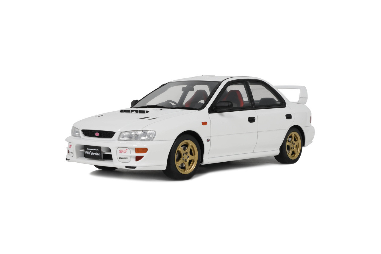 【未開封】Hi-Story WRX STI TYPE RA-R HS241BK 1/18 OTTO 2000 Subaru Impreza WRX Type RA STi (Pure White) Car