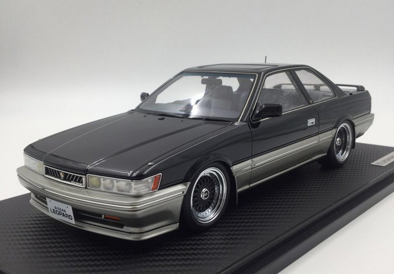 大セールIG 1557 1/18 Nissan Leopard (F31) Ultima V30TWINCAM TURBO Gold/Silver イグニッションモデル レパード 後期 BBS hpi・racing